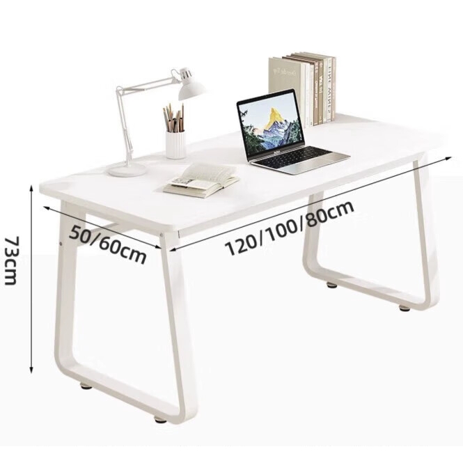 京东百亿补贴：舒客艺家 电脑桌 奶油白+白架 120*60cm 149元
