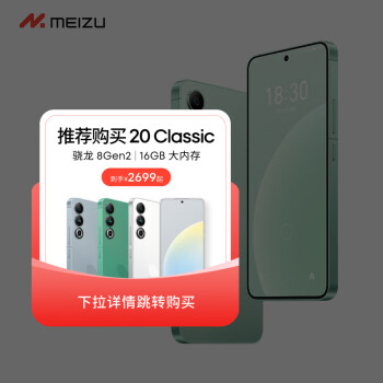 MEIZU 魅族 20 5G智能手机 12GB+256GB