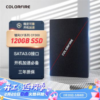 COLORFUL 七彩虹 镭风系列 SSD固态硬盘  CF300 120G