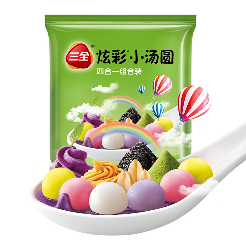 三全 炫彩小汤圆 260g 8.36元（需买9件，需用券）