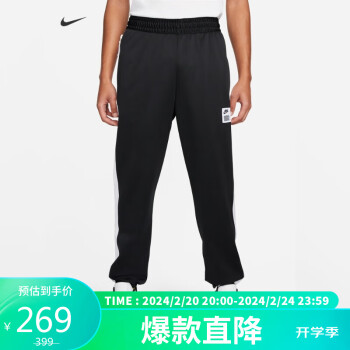 NIKE 耐克 男子 AS M NK TF STARTING 5 FLEECE P 长裤 DQ5825-010 黑 L