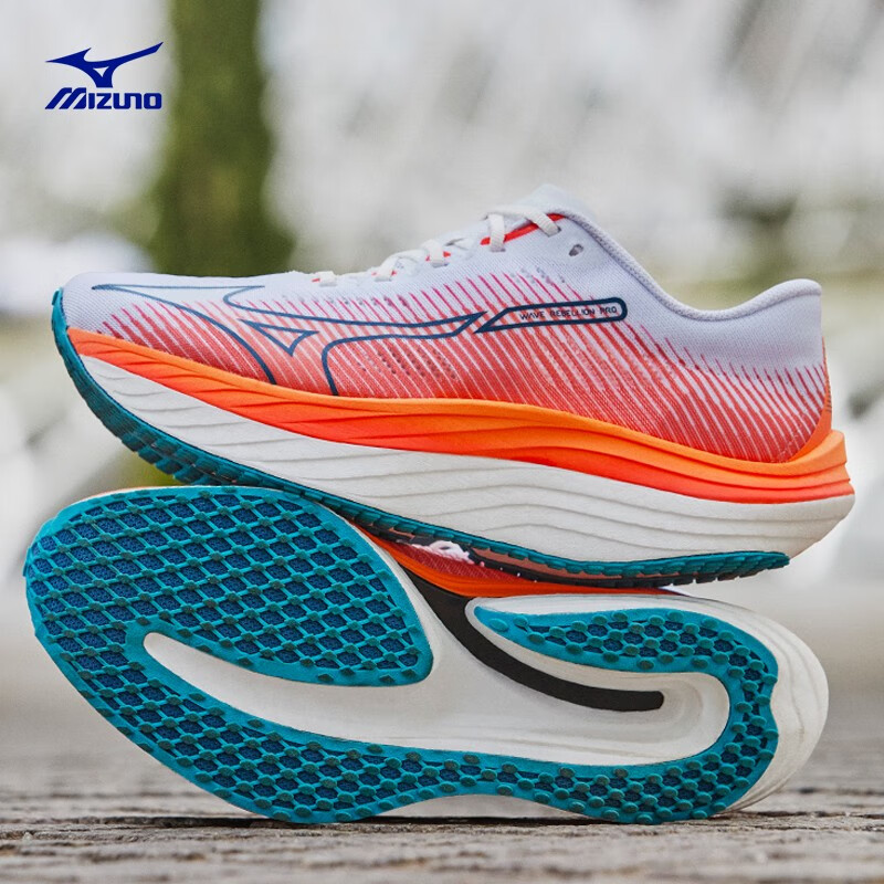 Mizuno 美津浓 WAVE REBELLION PRO 01中性跑鞋 J1GC231701 券后988元