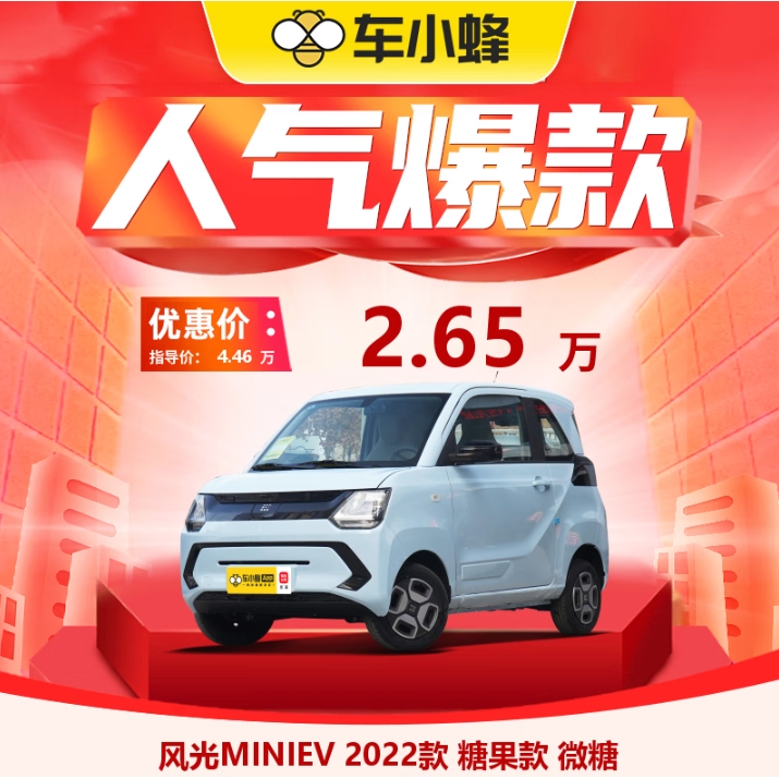 東風(fēng)風(fēng)光 MINIEV 2022款 糖果款 微糖 電車 26500元