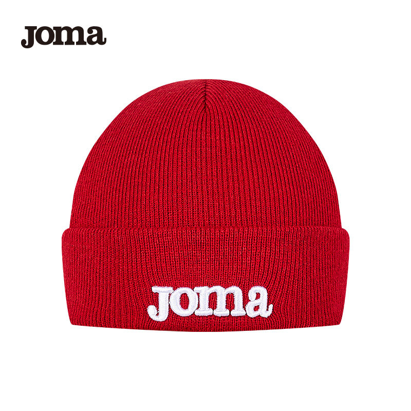 Joma 荷马 运动毛线针织帽子跑步户外保暖儿童登山百搭包头冷帽红色(儿童)均码 券后24元