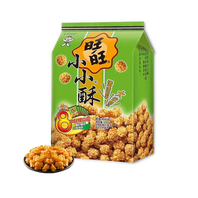 Want Want 旺旺 小小酥 葱香鸡肉味 200g 11.68元（35.04元/3件）