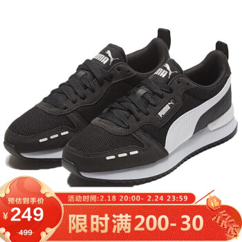 PUMA 彪马 R78 中性休闲运动鞋 373117-01 黑色/白 36