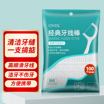 OVDL 牙线棒袋装 100支/包