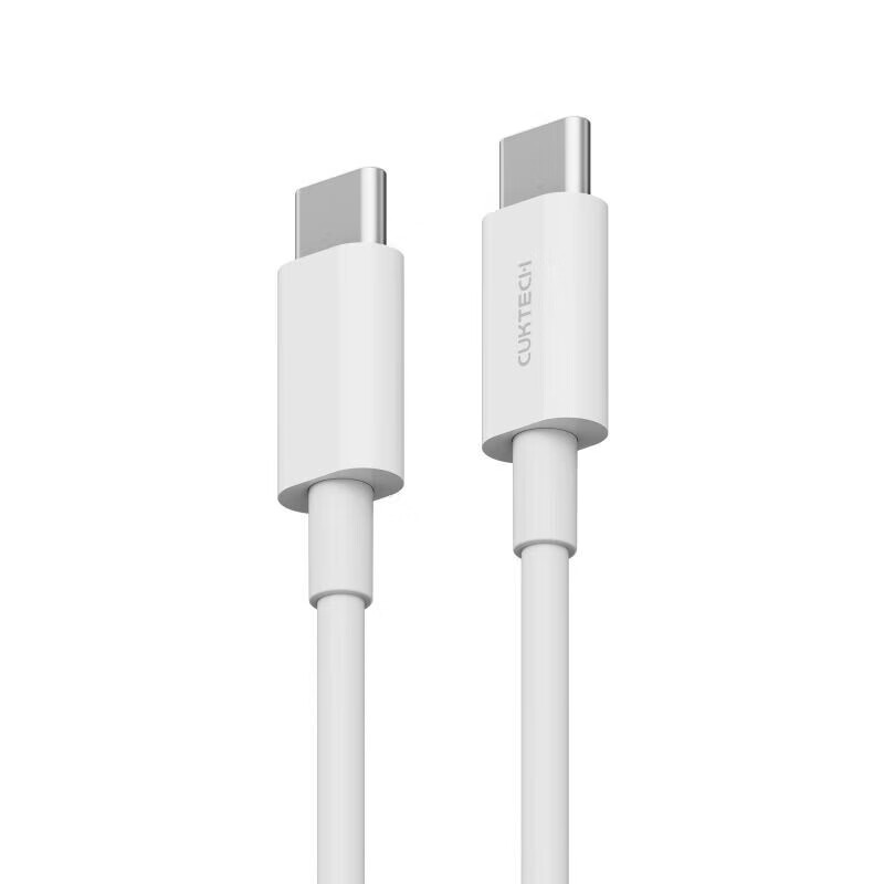 CukTech 酷态科 双Type-C 100W PD快充线 1m 券后14.9元