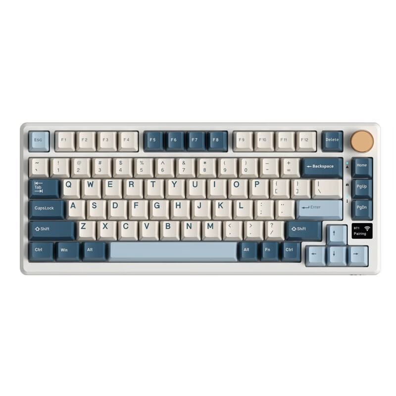 ROYAL KLUDGE RK S75 三模机械键盘 81键 晓月版 云雾轴 RGB 券后229元