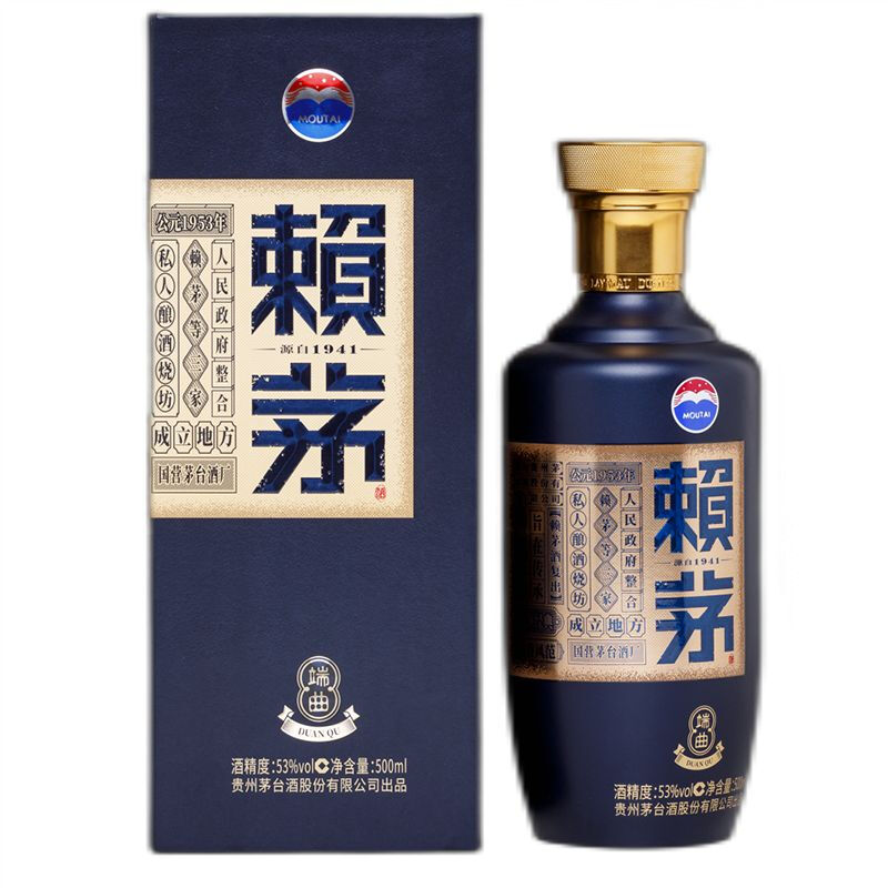 LAYMAU 赖茅 端曲2.0 53%vol 酱香型白酒 500ml 单瓶装 券后357元