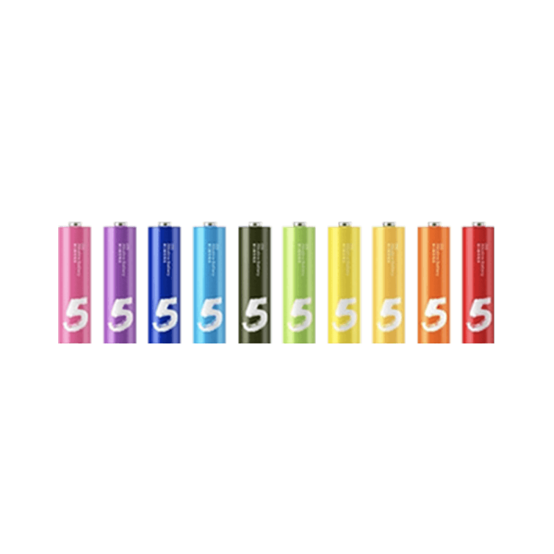 小米（MI）彩虹电池（10粒装）电池 碱性5/7号电池 一次性环保电池 电量持久  13.90元