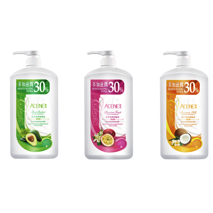 ACCEN 澳雪 经典美肌沐浴露套装750ml*3瓶 乳木果薄荷+百香果橙花+椰子奶茉莉 券后24.9元