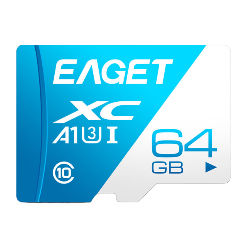 概率券：忆捷（EAGET）64GB TF（MicroSD）存储卡 U3 V30  15.9