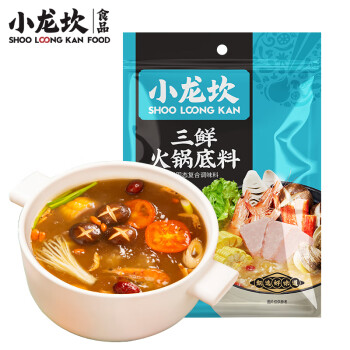 小龙坎 小龍坎 小龙坎 三鲜火锅底料158g 清鲜骨汤