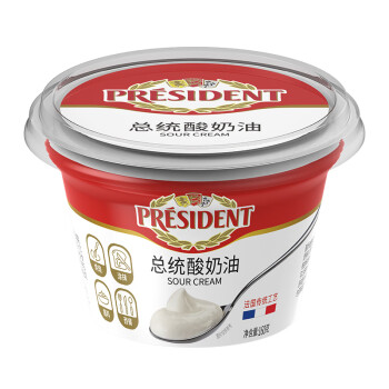 PRÉSIDENT 总统 酸奶油 150g