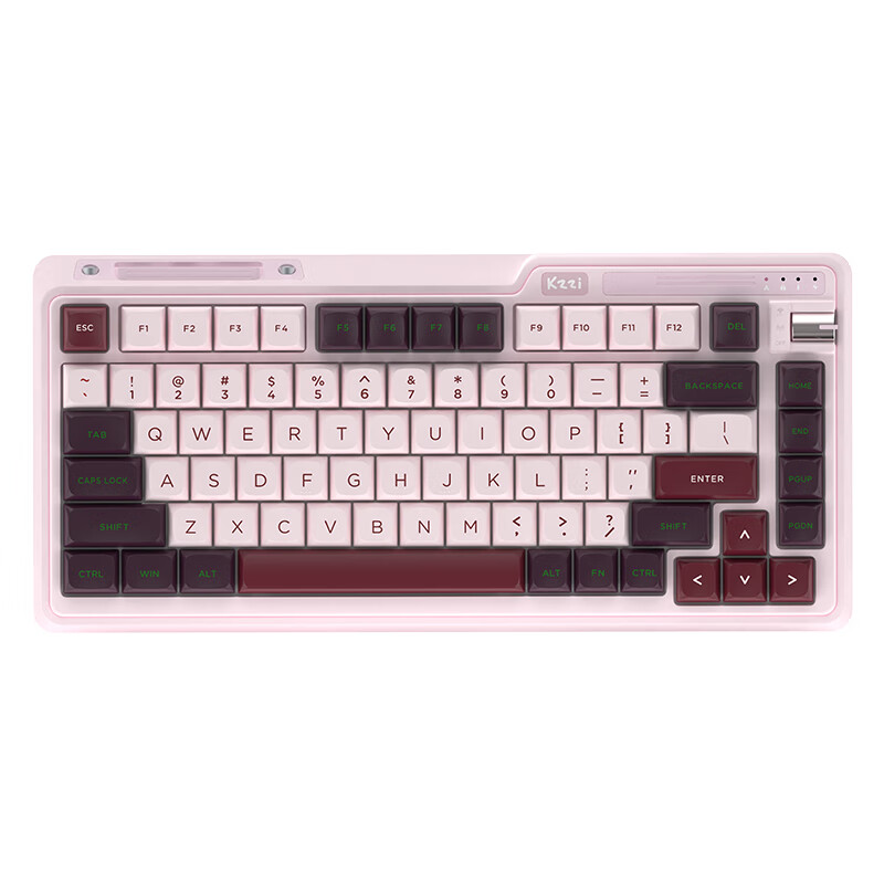 新品发售：KZZI 珂芝 K75 Lite 三模机械键盘 彩虹轴 179元