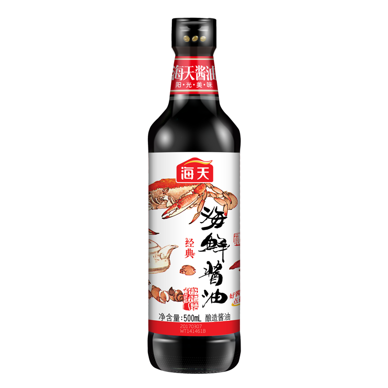 京东百亿补贴：海天 酱油 海鲜生抽酱油 500ml 中华 9.00元