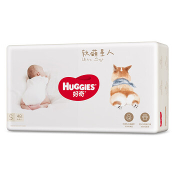 HUGGIES 好奇 软萌星人柯基裤纸尿裤S48片