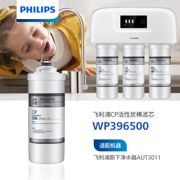 PHILIPS 飞利浦 家用净水器活性炭棒滤芯WP3965/00 （适用于WP4142/WP4143/AUT3011/PRO75B款）