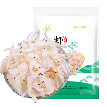 一品爽 精品六星虾皮200g 海产干货 小虾米小海米紫菜虾皮蛋花汤原材料