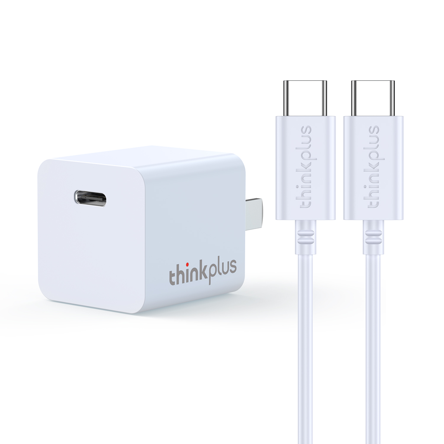 thinkplus 联想 苹果充电器30W氮化镓iPhone15ProMax快充套装兼容USB-C充 券后32元
