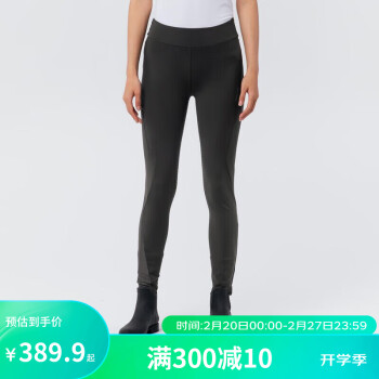 DECATHLON 迪卡侬 马术裤骑马全硅胶耐磨高腰修身马裤骑士裤军绿色31(2尺4)-4004204