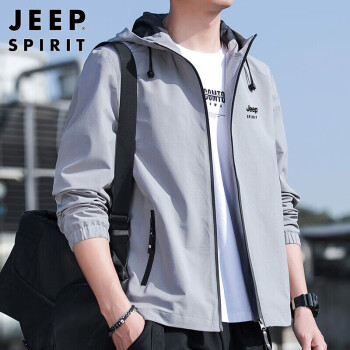 Jeep 吉普 男士夹克 Q-GKJP1208ZY 灰色 L