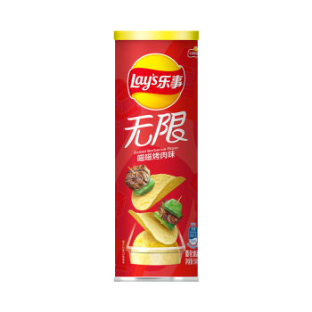 Lay's 乐事 无限 薯片 嗞嗞烤肉味 104g