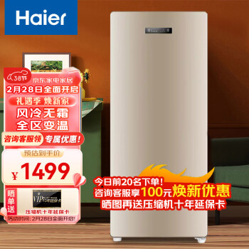 Haier 海尔 BD-138W 冰柜 138L