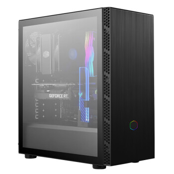 酷冷至尊 CoolerMaster)MB600LV2(智瞳)加长版 ATX台式电脑中塔机箱 钢玻侧板/拉丝前面板/360水冷位/4硬盘位