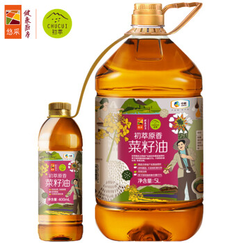 CHUCUI 初萃 原香菜籽油 5L+400ml