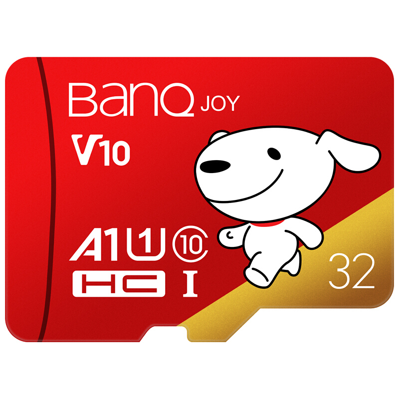 BanQ &JOY 32GB TF（MicroSD）存储卡U1 C10 A1 高速畅销款 券后11.9元