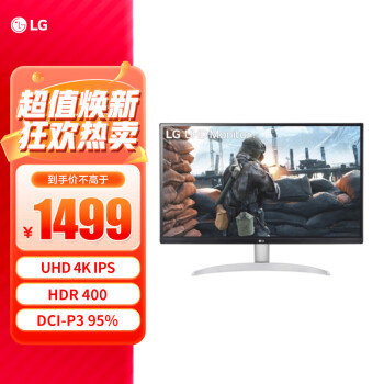 LG 乐金 27UP600-W 27英寸 IPS FreeSync