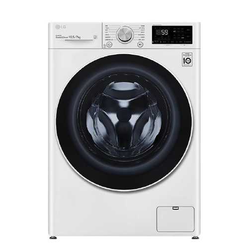 LG 乐金 纤慧系列 FLX10M4W 冷凝式洗烘一体机 10.5kg 白色 券后2349元