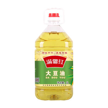 满疆红精炼一级大豆油5L