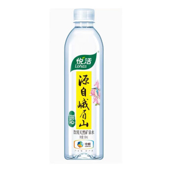 可口可乐 悦活峨眉山饮用水500ML*24全纸包整箱装