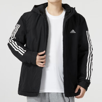 adidas 阿迪达斯 男子 训练系列3S HOODED JKT棉服IP2537 A/M码