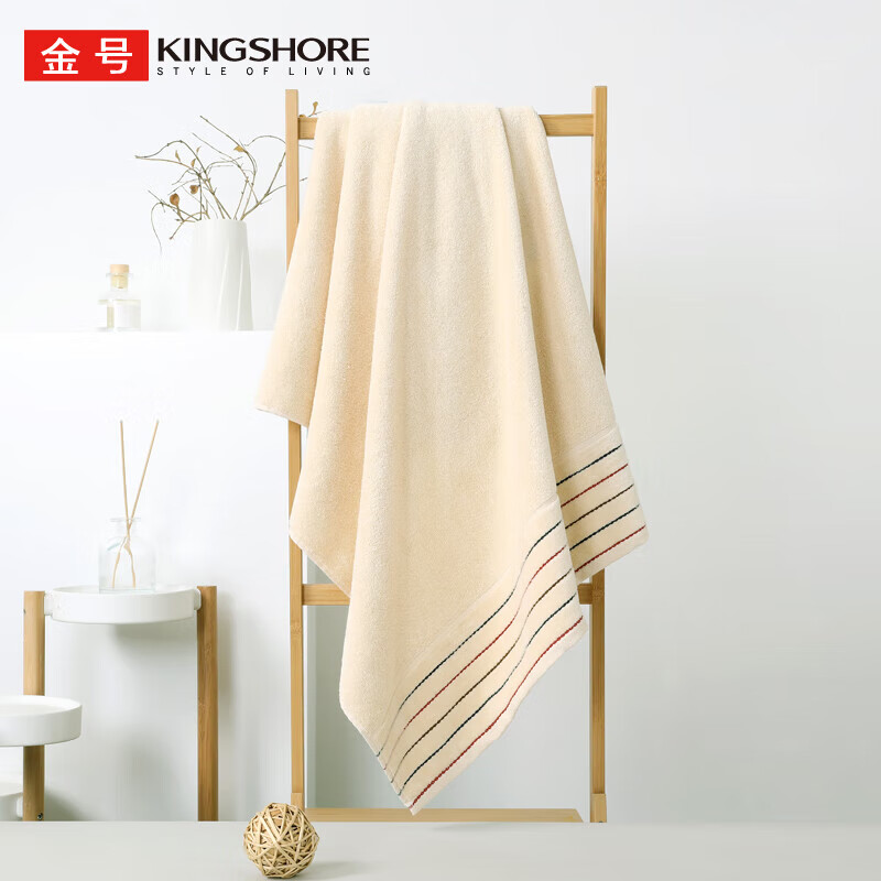 KINGSHORE 金号 GA3077 浴巾 140*72cm 368g 棕色 59.9元