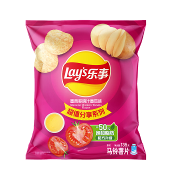 Lay's 乐事 马铃薯片 鸡汁番茄味 135g