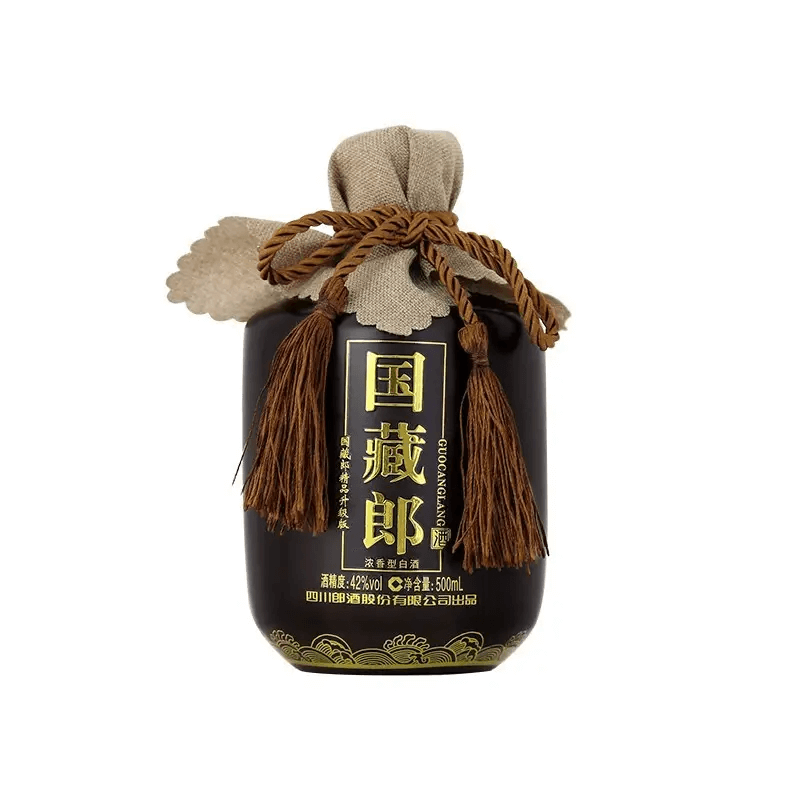 LANGJIU 郎酒 国藏郎 浓香型白酒 佳节礼盒送礼 42度 500mL 1瓶 精品升级版单瓶装 券后95元