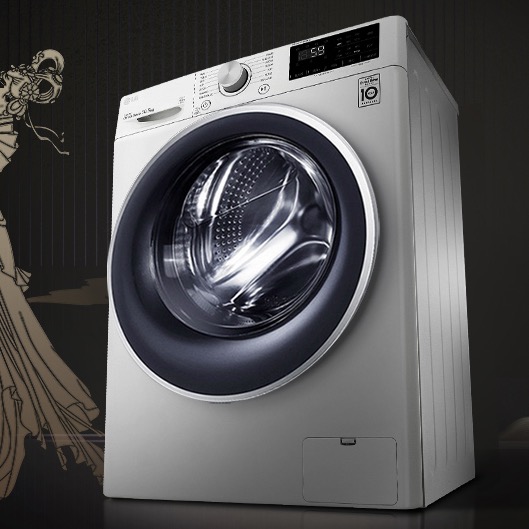 LG 乐金 纤慧系列 FLX10N4W 直驱滚筒洗衣机 10.5kg 白色 券后2549元