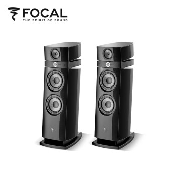 FOCAL 劲浪 MAESTRO UTOPIA 音响家庭影院 HIFI 2.0 落地式音箱 木质法国原装 （黑色）