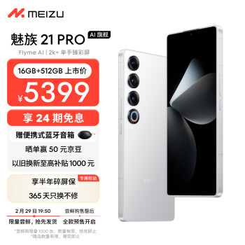 MEIZU 魅族 21 Pro 5G智能手机 12GB+256GB