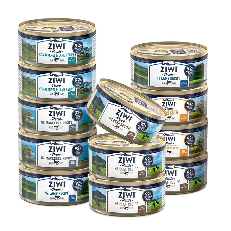 ZIWI 滋益巅峰 猫罐头85g*12罐混合味主食湿粮成猫幼猫通用新西兰原装进口 241元