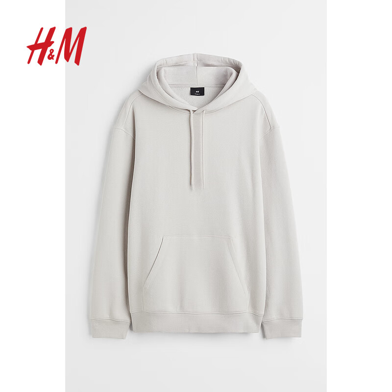 H&M 加绒连帽长袖上衣0970819 175/108A 111元