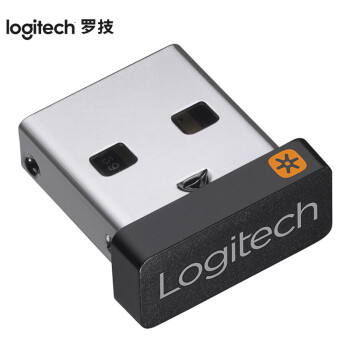 logitech 罗技 2.4G无线接收器 优联 10m 黑色
