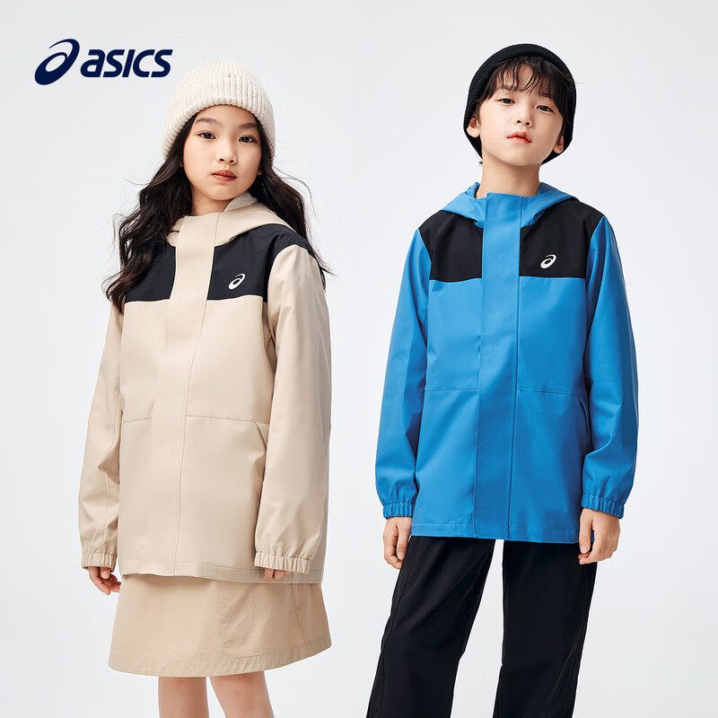 ASICS 亚瑟士 女童连帽冲锋衣 券后179元