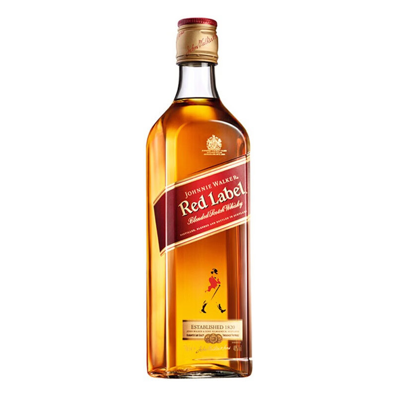 尊尼获加 红牌红方 调配型苏格兰威士忌 700ml 单瓶装 81元