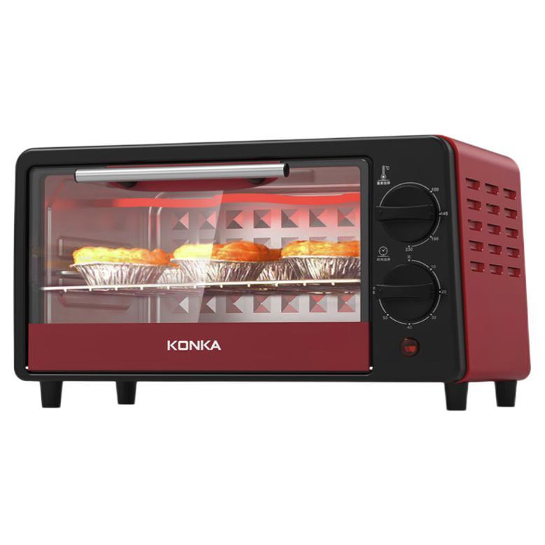 KONKA 康佳 电烤箱家用一机多能迷你小烤箱 12L容量小巧不占地 KAO-1208(D)S 89.9元