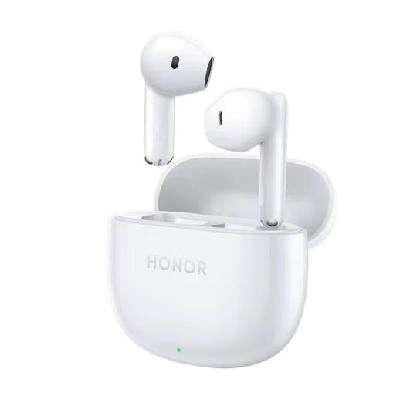 京东百亿补贴：HONOR 荣耀 Earbuds X6 半入耳式真无线动圈降噪蓝牙耳机 白色 93.70元包邮